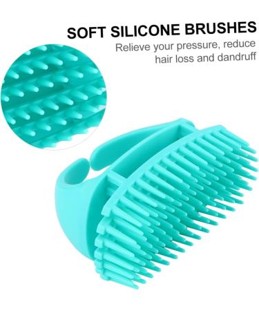 Magiclulu Silicone Shampoo Brush Set for Scalp Massage - 6 PCS | Ideal for Women & Men Body Scrubber & Head Massager - Buy Online on GoSupps.com