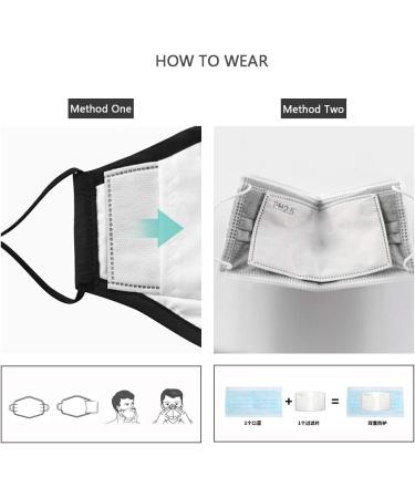 Activated Carbon 5-Layer PM 2.5 Filter Replacement of The Mask Filter in a Protective Cover (30pcs-Adult-Size) - Buy Online on GoSupps.com