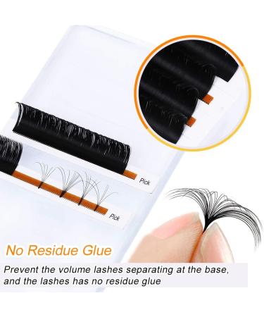 Volume Lash Extensions .07 Easy Fan Volume Lashes 8-16mm Self Fanning Eyelash Extensions C/CC/D/DD Curl Supplies (0.07 CC Mix-8-16mm) - Buy Online on GoSupps.com