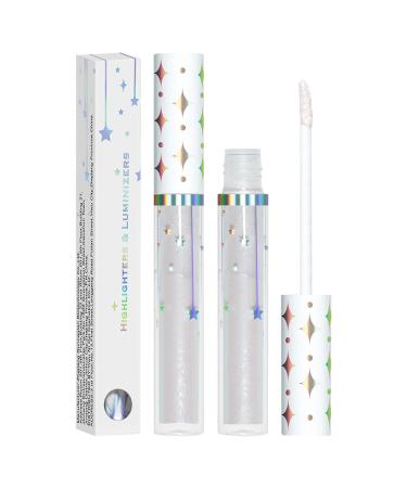 Liquid Highlighter Makeup Stick - Body Shimmer - Waterproof Glow Liquid Highlighter Long Lasting Highlighter Shimmer for Cheeks 03# 1 count (Pack of 1)