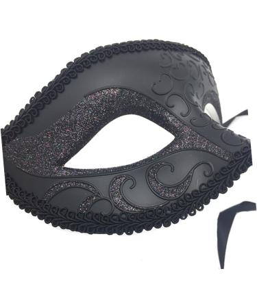 Mikinona Masquerade Costume Eye Mask Costume Party Black Costume Stand Out Mask Black Maskes Halloween Makeup Black Outfits Party Mask Men and Women Prom - Buy Online on GoSupps.com
