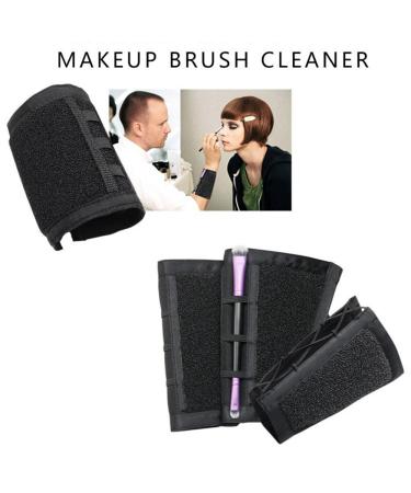 Pinkiou Makeup Remover Armband - Color Cleaner Sponge for Makeup Brush - Black - Buy Online on GoSupps.com