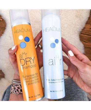 aiHr Hairspray 10 oz - Color Lock, Sunscreen Shield, Humidity Control, Silk Shine - Flexible Hold for Men & Women - Curly, Frizzy, Fine, Thin Hair - Buy Online on GoSupps.com