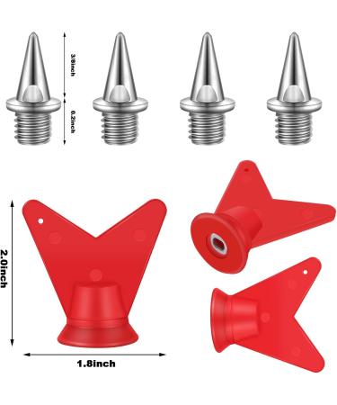 Hotop 32pc Steel Track Shoe Spikes & Wrench Set - 1/2Inch, 1/4Inch, 3/8Inch, White - Sports Running Replacement Spikes - Buy Online on GoSupps.com