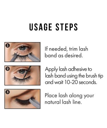 Absolute New York Poppy & Ivy Brush Eyelash Adhesive - Clear Lash Glue for Long-Lasting Hold | International Shipping Available - Buy Online on GoSupps.com