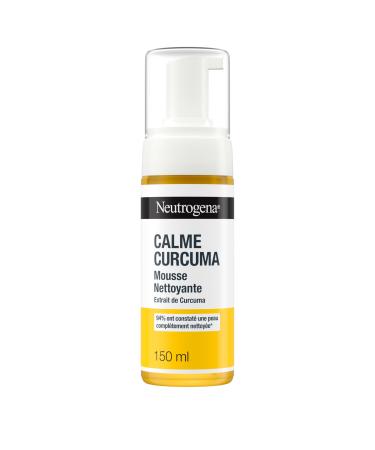 Neutrogena Mousse Nettoyante Calme Curcuma (flacon-pompe de 150 ml) Nettoyant visage l'extrait de curcuma 94% ont constat une peau compl tement nettoy e* mousse nettoyante NEW