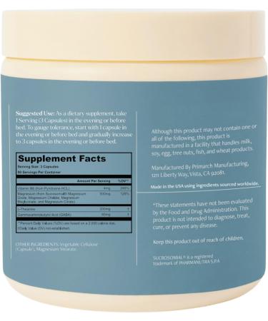 Be Well by Kelly Magnesium with GABA L-theanine & B6 (90 Servings 270 Capsules) - Buy Online on GoSupps.com