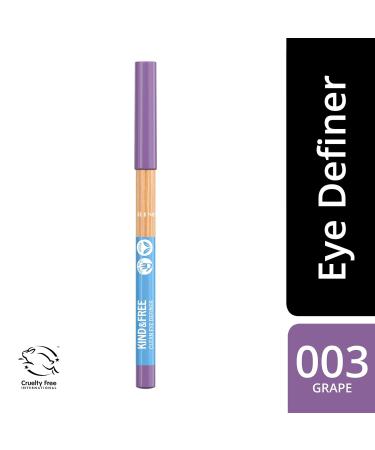 Rimmel Kind & Free Eye Liner Grape Pack of 2 - Vegan Formula for Sensitive Eyes - Buy Online on GoSupps.com