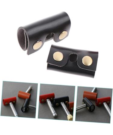 Ipetboom Leather Razor Head Case for Men - Shaving Accessories Storage Bag (8.5x4.5cm) - Safe & Stylish for Household Use - Buy Online on GoSupps.com