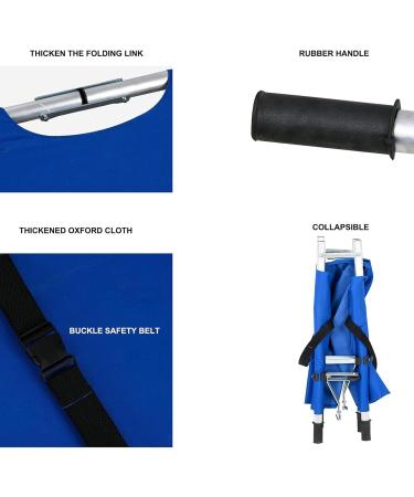 Portable Emergency Rescue Stretcher with Wheels Aluminum Alloy Stretcher Bed Patient Transport Flat Stretcher for Hospital Sports Venues Orange - Buy Online on GoSupps.com