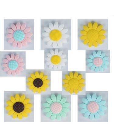 Arakierst 12pcs Silicone Sunflower Beads for DIY Beading - Nursing Necklace Accessories - Buy Online on GoSupps.com