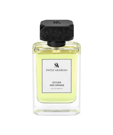Swiss Arabian Vetiver and Orange for Women - Sophisticated Womens Perfume - Woody Spicy Fragrance with Orange Pepper and Vetiver - 3.4 oz