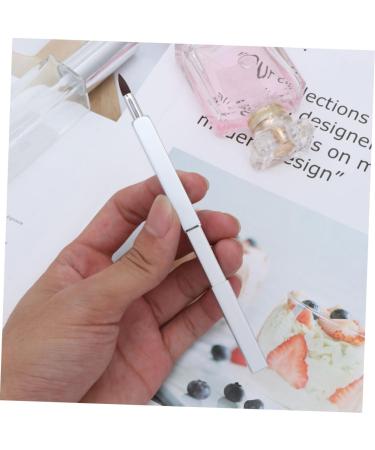 Housoutil 3pcs Makeup Lip Brush Set - Professional Lip Applicator Kit with Small Mirrors for Lipstick & Lip Gloss - Travel-Friendly White Makeup Tools - Buy Online on GoSupps.com