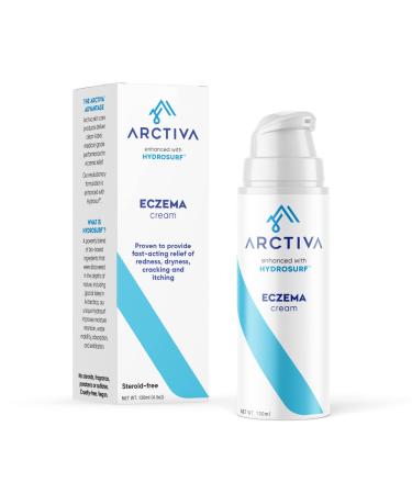 Eczema Cream with 1% Colloidal Oatmeal for Dry & Itchy Skin Relief | Eczema & Atopic Dermatitis Cream Treatment | Patent Pending Hydrosurf Glycolipid Technology for Hydration Absorption & Exfoliation