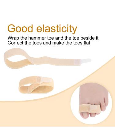6pcs Toe Corrector Wraps - Elastic Soft Finger Hammer Toe Straightener Separator for Foot Care - Buy Online on GoSupps.com