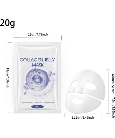  Pruojhw Exfoliating Face Mask Moisturizing and Radiance Beauty Treatment - Enveloping Moisturizing Gel Face Mask - For Sensitive Dry and Oily Skin Young Girls Daily Night and Travel Use - Buy Online on GoSupps.com