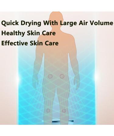 Electric Body Dryer Negative Ion Full Body Dryers with Wider Pedals and Illuminated Display Cold/Heat Universal and Gravity Sensing Keep Q Bomb Anti-Oxidation for Home Gym - Buy Online on GoSupps.com