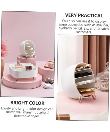 Amosfun 1pc box Multipurpose Pencil Creative Dressing Makeup Finishing Display Cosmetics Eyeliner Cosmetic 14.3x14cm White - Buy Online on GoSupps.com