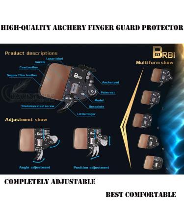 ZSHJG Archery Barebow Finger Tab Protector for Recurve Bow - Right Hand Large Size - Buy Online on GoSupps.com