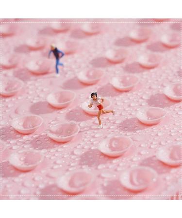 Yusheng Silicone Foot Scrubber Non-Slip Shower Back Scrubber with Suction Cup | Gentle Cleaning Brush for Women Easy to Clean Red - Buy Online on GoSupps.com