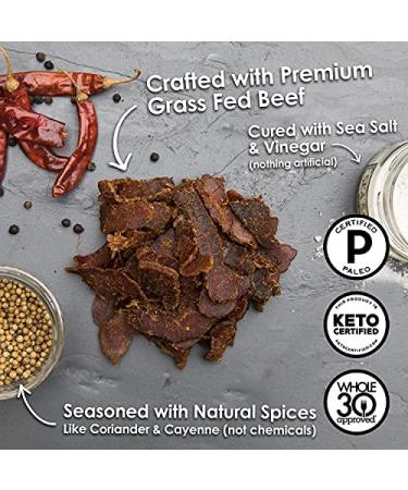 Buy Ayoba Spicy Biltong - Keto & Paleo Certified - Grass Fed Beef Snack (5 Pack  1 oz) - Buy Online on GoSupps.com