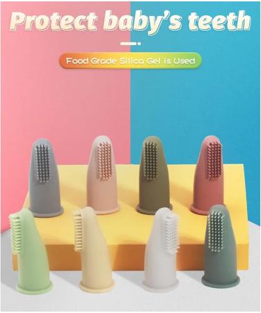 Airfish Baby Finger Toothbrush | Soft Teething & Toddler Oral Care | International Shipping - Buy Online on GoSupps.com