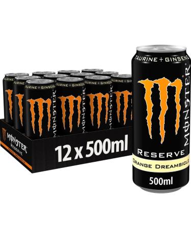 Monster Energy Drink Reserve Orange Dreamsicle 500ml PMP - Pack of 12