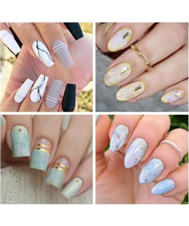 Deco Foil Transfer Sheets 10 Sheets Nail Art Stickers Tips Foil Nail Wraps Nail Transfer Foil Marble Nail Foil Transfer Sticker for Women Girls Manicure Charms Decorations Assorted Color - Buy Online on GoSupps.com