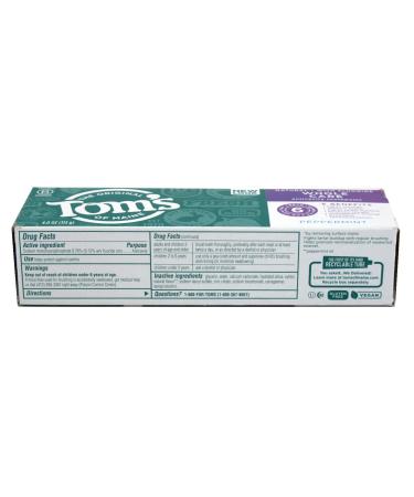 Tom's of Maine Whole Care Fluoride Gel - Peppermint (4 oz Pack of 6) | Buy Internationally - Best Oral Care - Buy Online on GoSupps.com