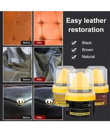 AQWAL Leather Repair Cream Liquid Shoe Polish Cream Shoe Polish Shoe Care Shoe Cream With Sponge Applicator Protects Leather From Scuffs And Scratches Best For All Kind Of Leather Surfaces Mix - Buy Online on GoSupps.com