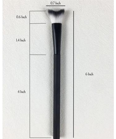 Fluffy Curved Spool Eyelash Extension Cleanser Brush - Gentle Lash Shampoo Brush - Buy Online on GoSupps.com