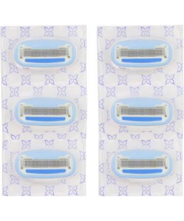 Amazon Basics 5-Blade Razor Refills for Women - 6 Pack - Fits Amazon Basics Handles - Formerly Solimo - Buy Online on GoSupps.com