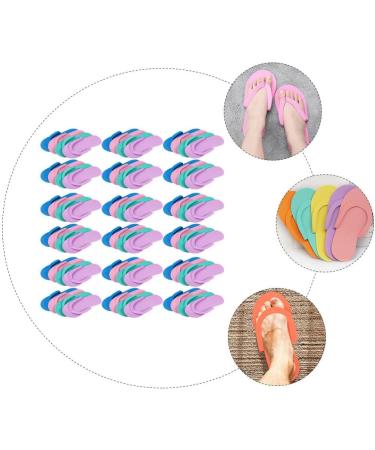 Zerodeko 24 Pairs Disposable Slippers Spa Slippers Foam Shower Slippers Anti-slip Beauty Salon Slippers Disposable Flip-flops Disposable Foam Slippers Pedicure Sandals Eva Travel - Buy Online on GoSupps.com