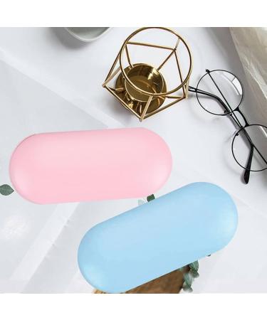Mudor 2-in-1 Contact Lens Container & Travel Set - Double-Sided Design with Tweezers | Perfect for Contacts & Glasses | Pink - Buy Online on GoSupps.com