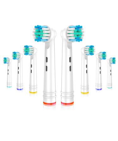Replacement Toothbrush Heads Fit for Oral-B Electric Toothbrushes  8PCS  Small Round Head Refills for Oral B Handles 3756 3757 3744 3765 3709 4729 Wp1708 - Buy Online on GoSupps.com