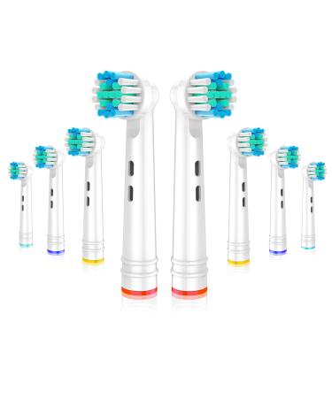 Replacement Toothbrush Heads Fit for Oral-B Electric Toothbrushes  8PCS  Small Round Head Refills for Oral B Handles 3756 3757 3744 3765 3709 4729 Wp1708