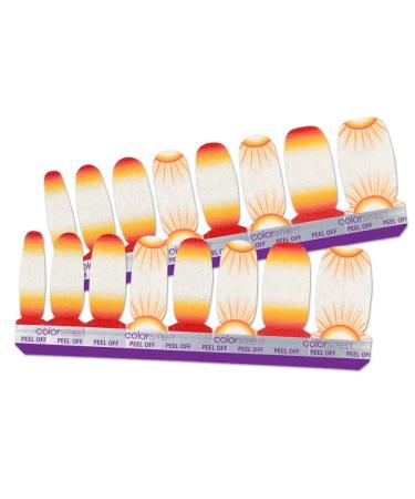 Solstice Sunrise Color Street Nail Strips - Summer Solstice 2022 Clear Golden - 16 Count - Buy Online on GoSupps.com