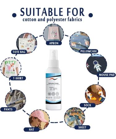 1DFAUL Sublimation Spray - High Gloss, Quick Dry Sublimation Coating for Cotton Shirts, All Fabrics & More - 30ml/1pcs - Buy Online on GoSupps.com