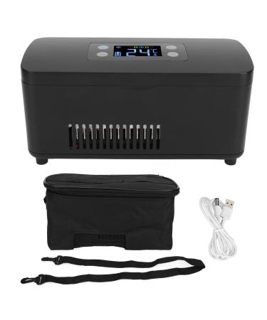 Mini Electric Insulin Cooler Insulin Cooler Box Portable Insulin Cooler Refrigerated Box for Pharmacy Diabetic Refrigerated Medicine Box Rechargeable Medicine Reefer for Car Travel Home