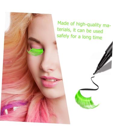 Didiseaon 10 Pairs Halloween Extra Long False Eyelashes Halloween False Eyelashes Halloween Party Favor 3d Eyelashes Colored Mascara Fake Eyelash Dance Costume Chemical Fiber Cosplay Girl - Buy Online on GoSupps.com