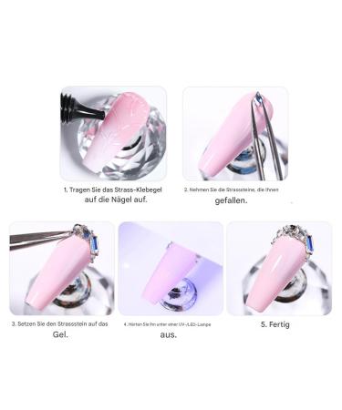 Generisch Nail gel 30 ml modeling glue for decorating and sculpting rhinestones nail modeling gel for women girls beauty salon home wedding - Buy Online on GoSupps.com