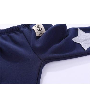 Mud Kingdom Little Boys Fleece Pants | Warm Winter 18-24 Months | Stars Navy Blue - Buy Online on GoSupps.com