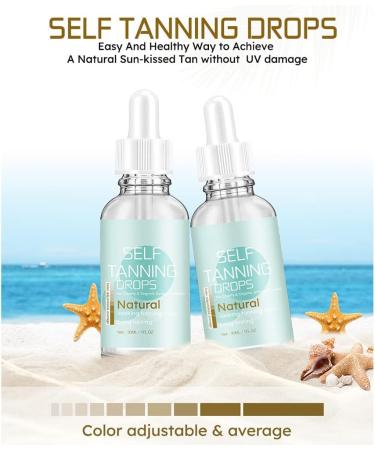  Katutude Katutude Self-Tanning Drops Self-Tanning Mist Self-Tanning Serum Sunless Self-Tanning Water for Face and Body Fast Tanning for Body and Face 30ml - Buy Online on GoSupps.com