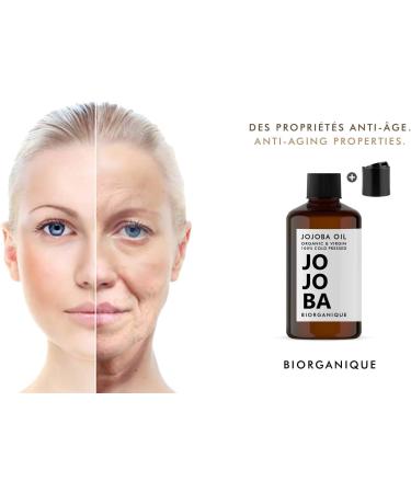 Organic Jojoba Oil 100% Pure & Natural - Cold Pressed 50ml for Skin Hair & Makeup Removal - Buy Online on GoSupps.com