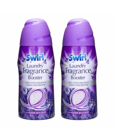 2 x 350g LAUNDRY BOOSTER - LAVENDER BOUQUET Fragrance Laundry Booster Beads Long Lasting Freshness for 16 Washes Crystal Laundry Freshener Beads In-Wash Laundry Scent Beads Safe on Everyday Fabrics