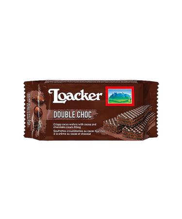 Loacker Loacker Wafer Double Choc Cookies Chocolate and cocoa cream waffles 175g