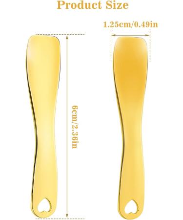 WLLHYF 3 PCS Metal Cosmetic Spatula Stick Set for Skincare - Beauty Spa Spoon for Facial Cream Mask Mixing - Buy Online on GoSupps.com
