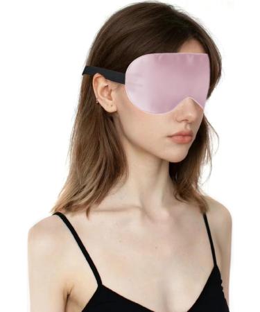 Buy eWish Zero Pressure Silk Sleep Mask - Adjustable Eye Shade for Ultimate Comfort | Blocks Light - Pink - Buy Online on GoSupps.com