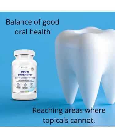 Denti Strength by PhytAge Laboratories - Chewable Dental Supplement for Teeth & Gums Supports Oral Health Antioxidant Support for Gums and Teeth - 30 Chewables - Buy Online on GoSupps.com