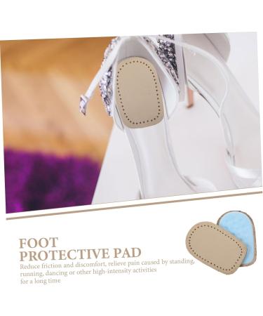 FOMIYES 8 Pairs Heel Pads - Shock-Absorbing Half Pad Lifts for High Heels | Protective Foot Mats | Comfort for Shoes | Beige 9.5x7x0.8cm - International Shipping - Buy Online on GoSupps.com